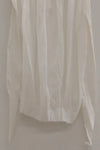 marc le bihan long sleeve off shoulder corset 26944-E21 WHITE